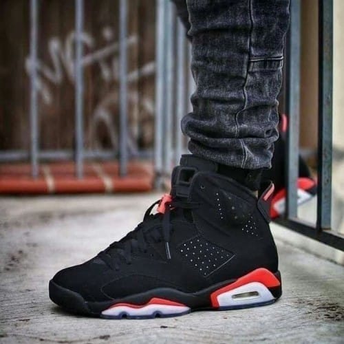 Air jordan retro 6 black infrared on sale