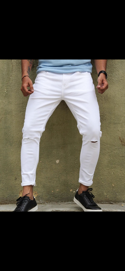 Zara white jeans