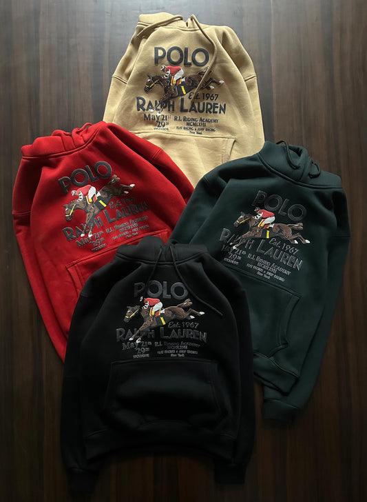 US POLO COTTON THREE THREAD FLEECE HOODIES 400Gsm